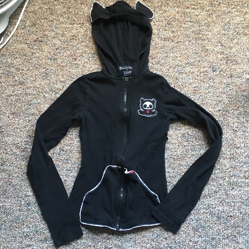 Flawed Skelanimals Bat Hoodie XS Tripp